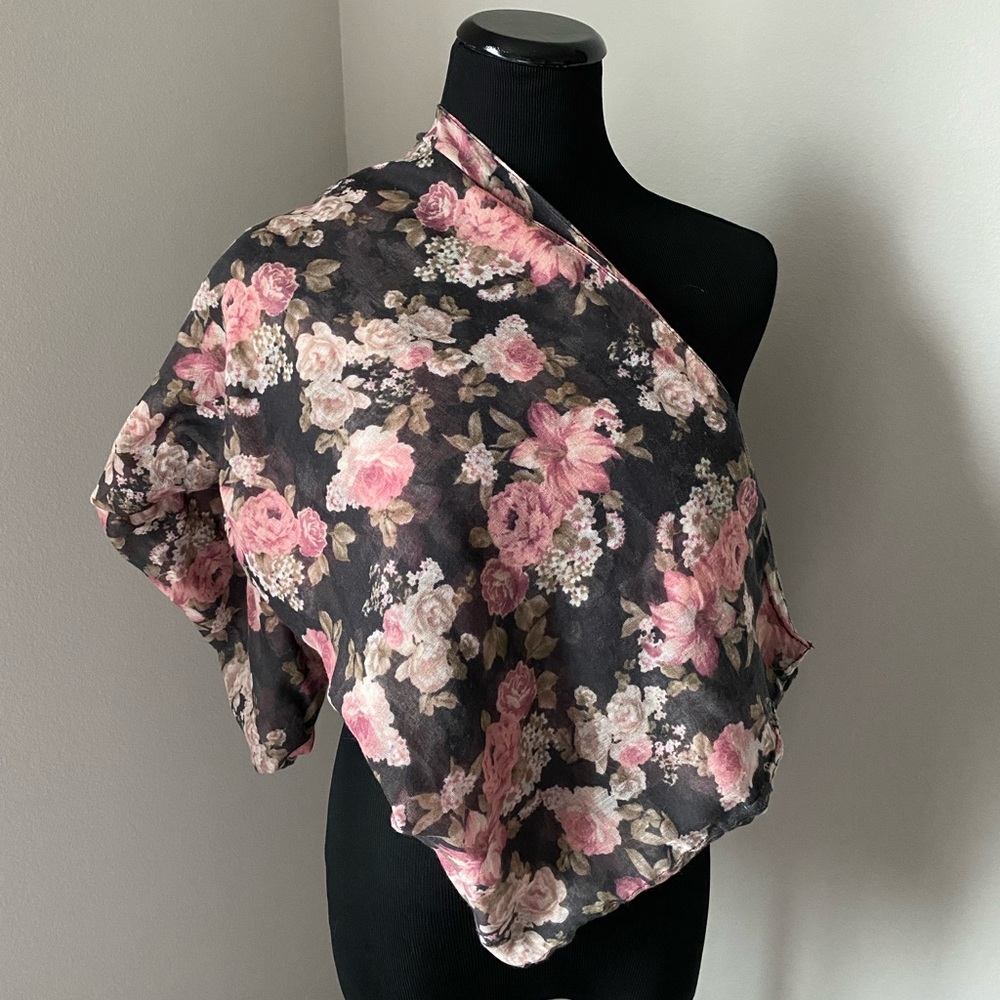 Floral Infinity Scarf